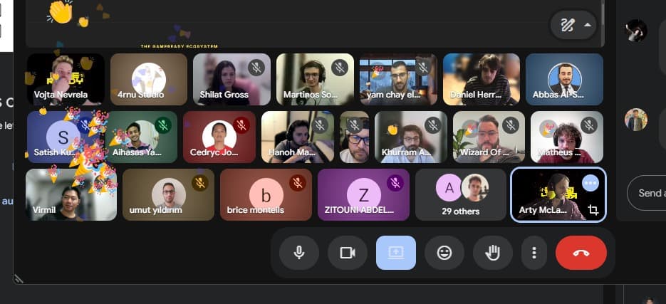 A moment from the fifth session of the first Galaxy Munch hiring round